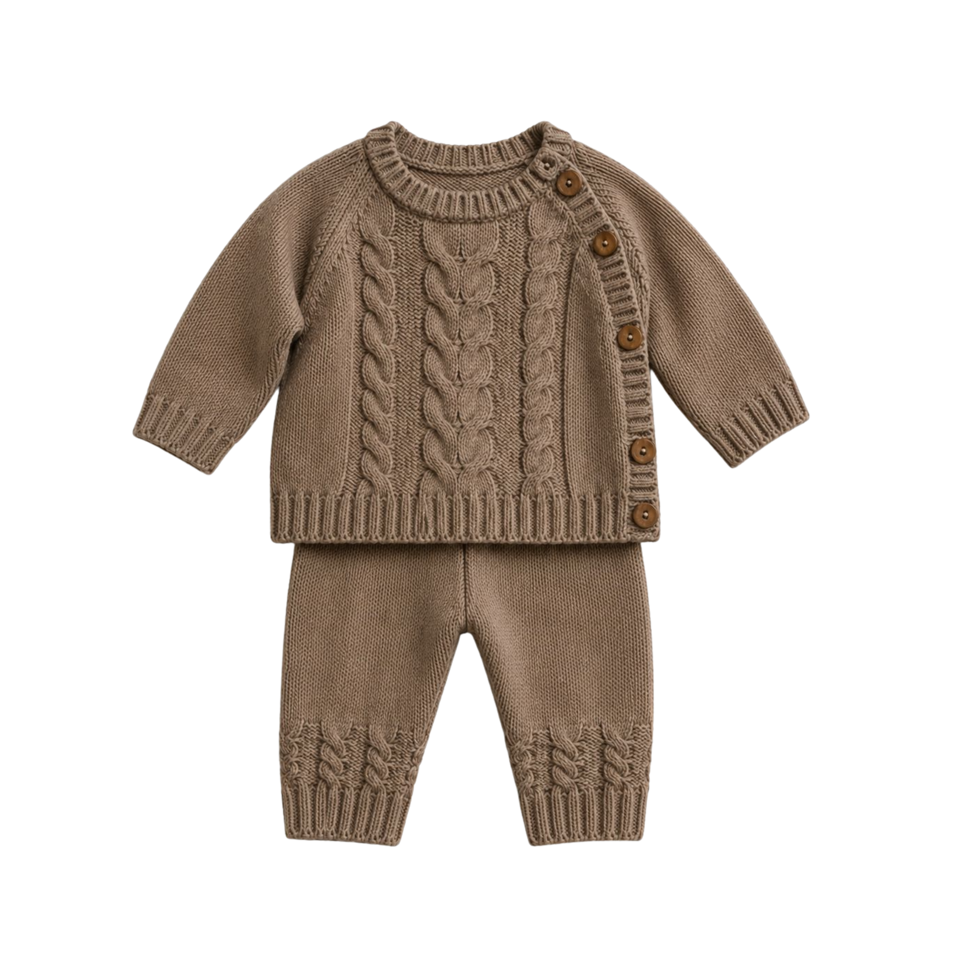 Conjunto tejido Abrazo, Talle 0M | 3M