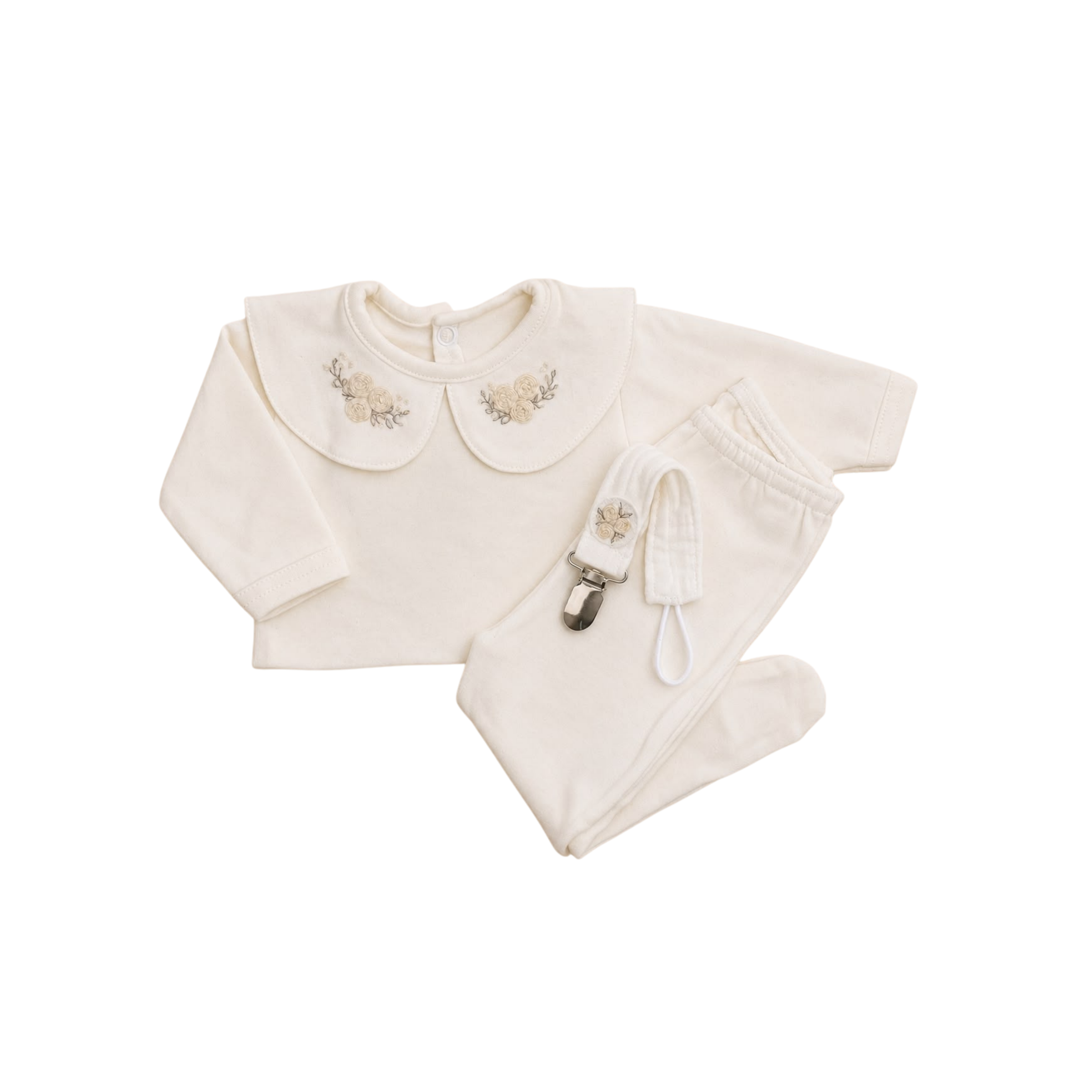 Set Bienvenida I, Rosas Nude, Talle 0M