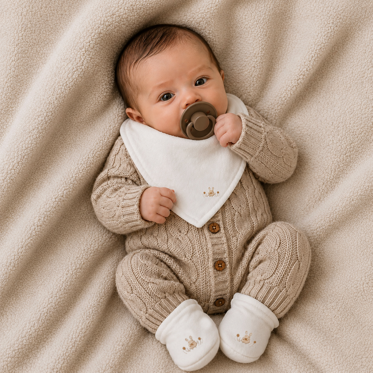 Set Ternura, Conejos Nude, Talle 0M