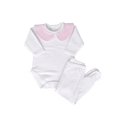 Set Contacto Mini Cuadros Rosa, Talle 0M
