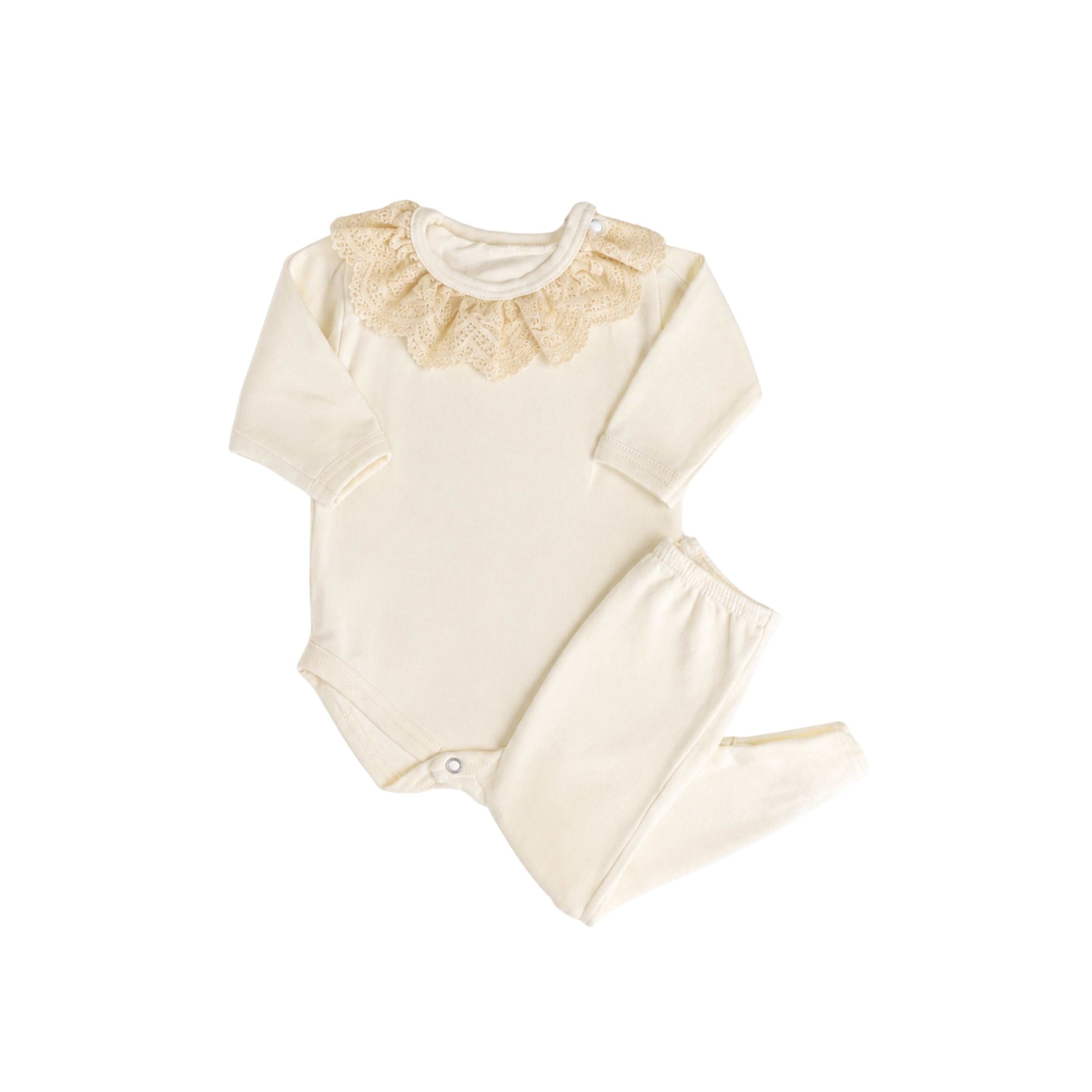 Set Contacto con detalle bordado de Rosas Rosa, Talle 0M